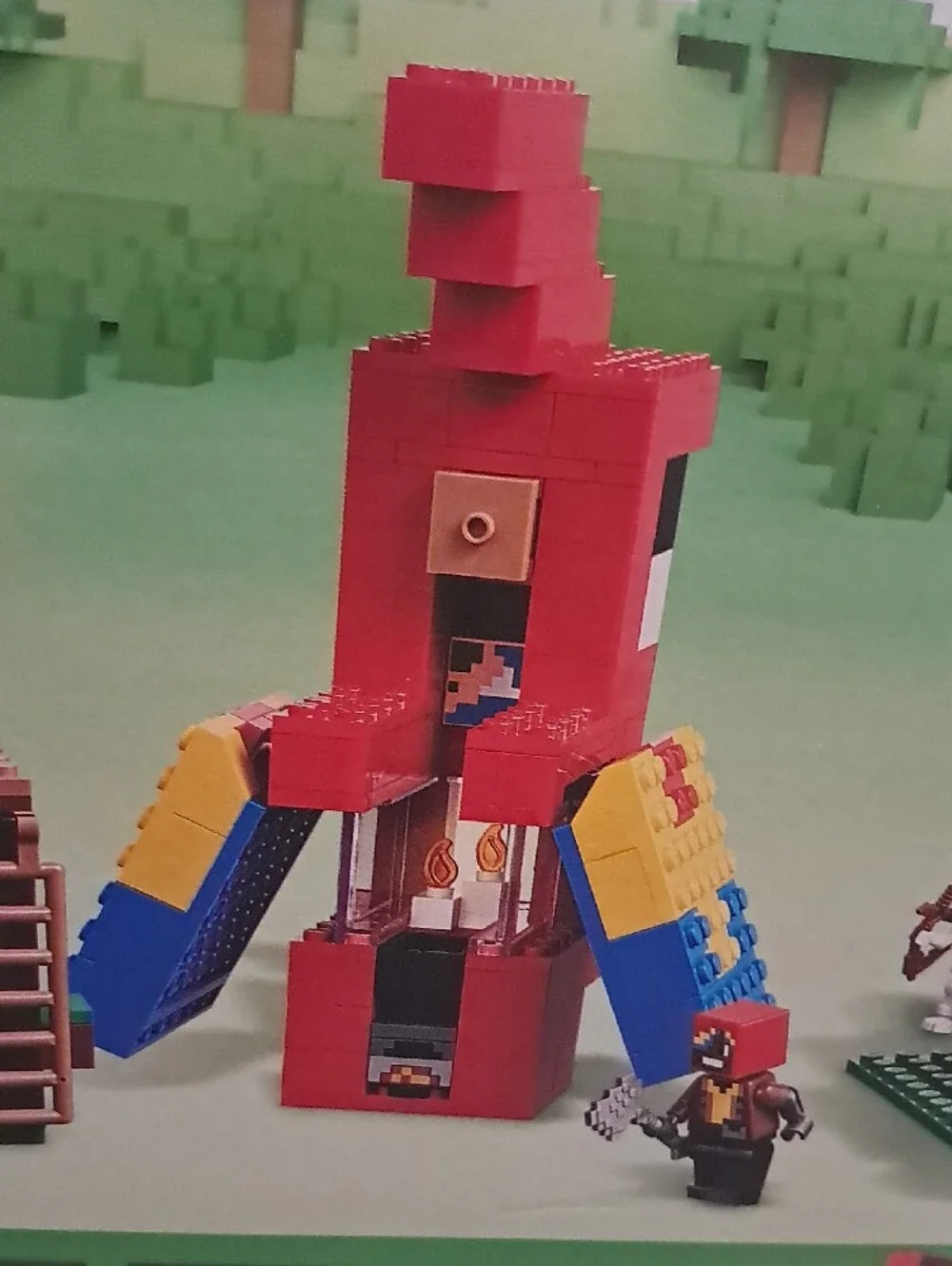 LEGO Minecraft Parrot Houses Building Set - Red, Blue, Green, Yellow
